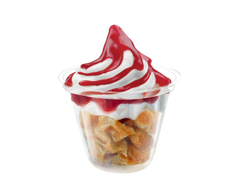 Creamy Croffle fraise