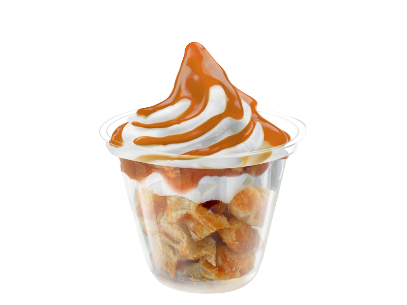 Creamy Croffle caramel